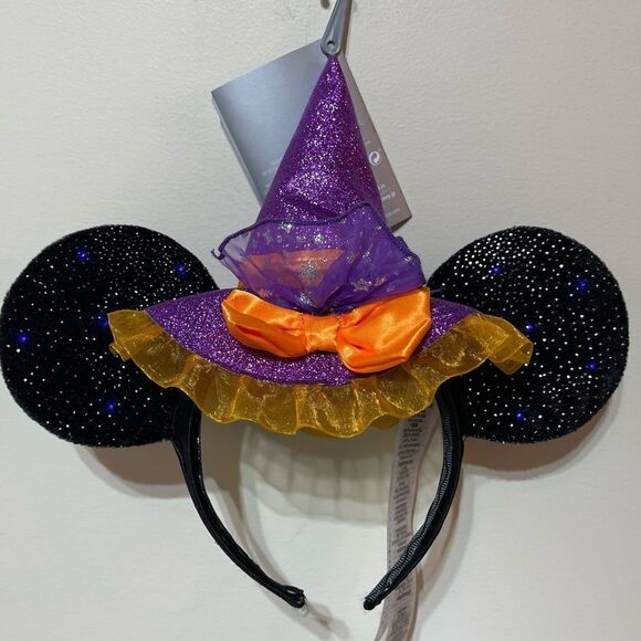 Disney Accessories - Disney Mickey Mouse with Hat Lighted Ear Headband NWT